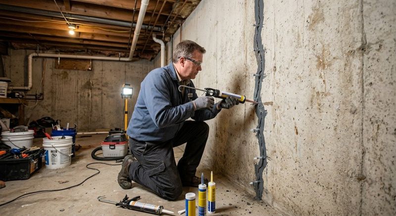 Basement Crack Repair in Bulverde, TX
