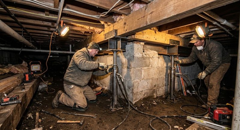 Basement Foundation Repair in Boerne, TX