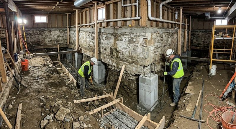 Basement Underpinning in Bulverde, TX