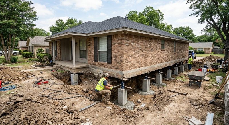 Concrete Foundation Leveling in Helotes, TX