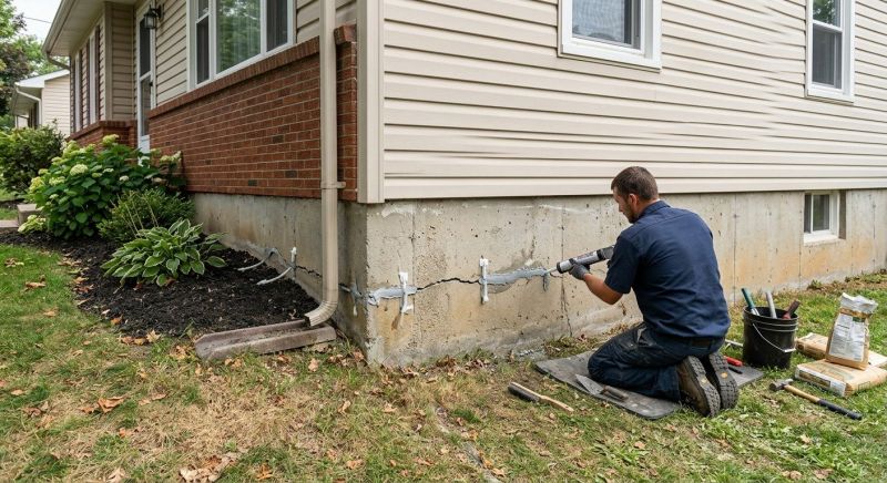 Cracked Foundation Repair in Canyon Lake, TX