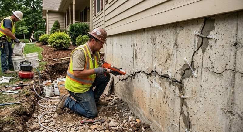 Cracked Foundation Repair in Helotes, TX