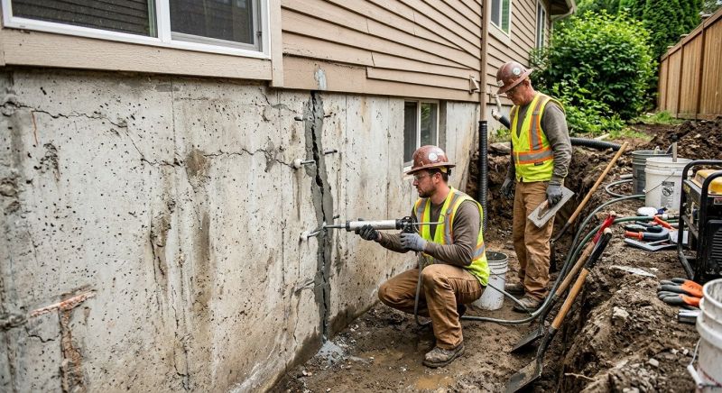 Cracked Foundation Repair in New Braunfels, TX