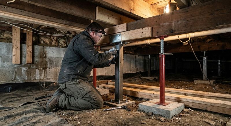 Crawlspace Structural Repair in Bulverde, TX