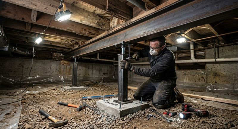 Crawlspace Structural Repair in Bulverde, TX