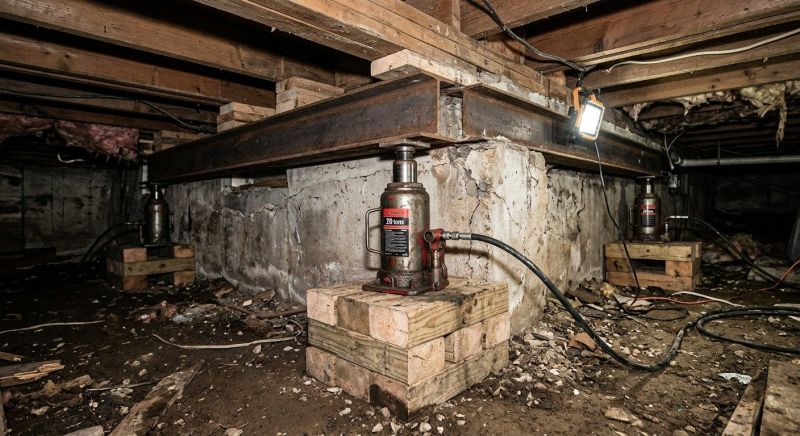 Foundation Jacking in Canyon Lake, TX