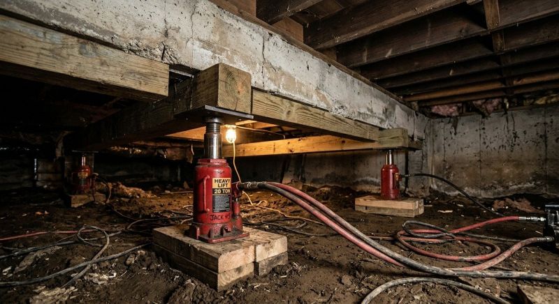Foundation Jacking in New Braunfels, TX