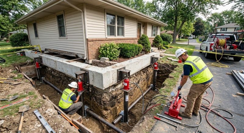 Foundation Jacking in San Antonio, TX