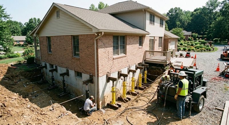 Foundation Jacking in Schertz, TX
