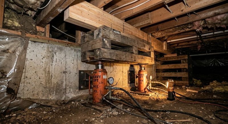 Foundation Jacking in Schertz, TX