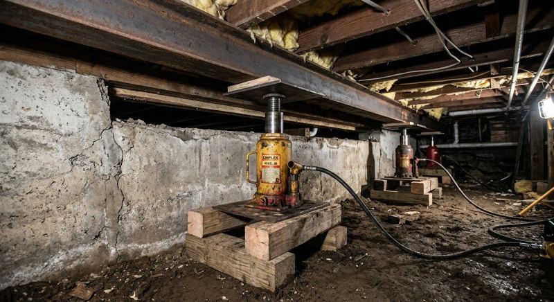 Foundation Jacking in Spring Branch, TX