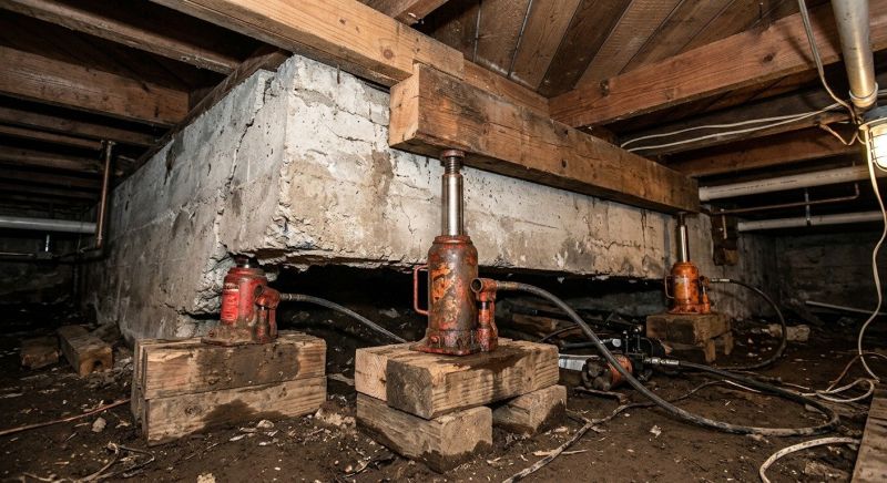 Foundation Jacking in Spring Branch, TX