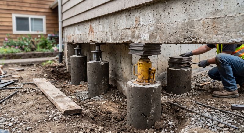 Foundation Pier Leveling in Bulverde, TX