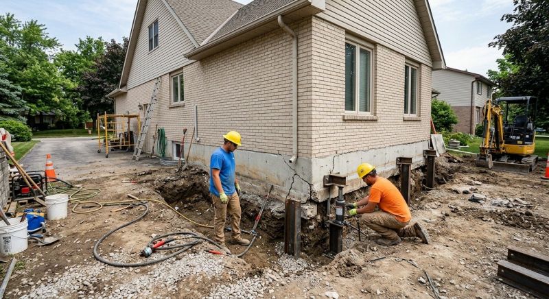 Helical Piers Installation in Bulverde, TX