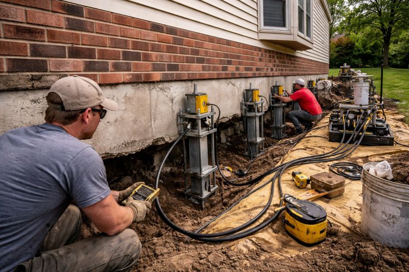 Settling Foundation Service in Helotes, TX