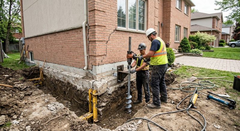 Sinking Foundation Repair in Comal County, TX