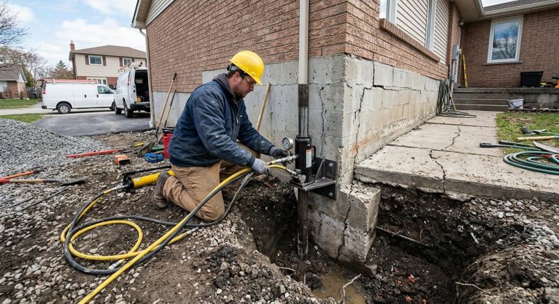 Sinking Foundation Repair in Comal County, TX
