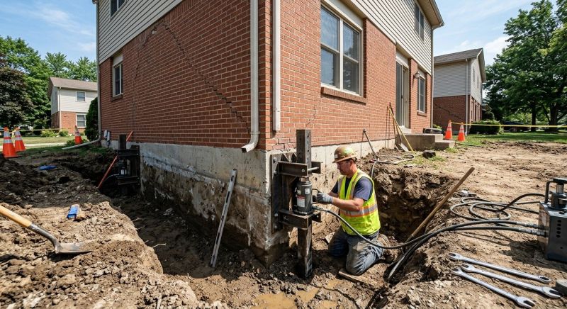 Sinking Foundation Repair in Bulverde, TX