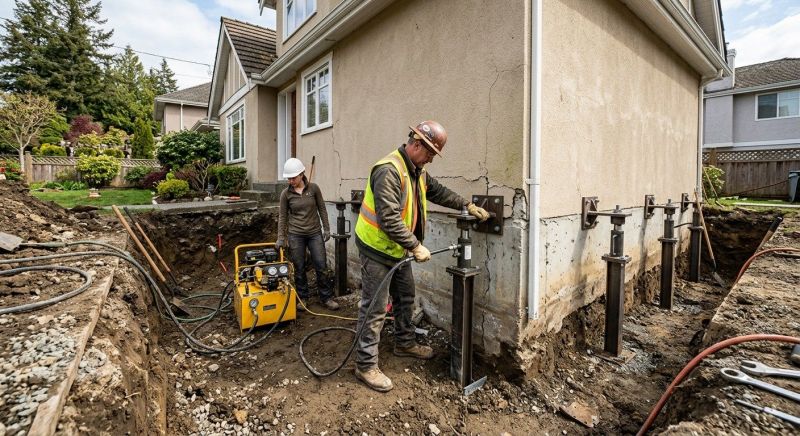 Sinking Foundation Repair in Bulverde, TX