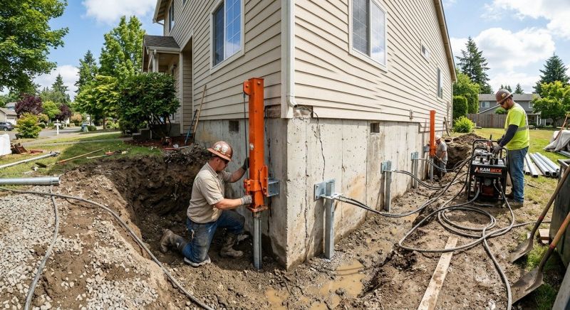 Sinking Foundation Repair in Universal City, TX