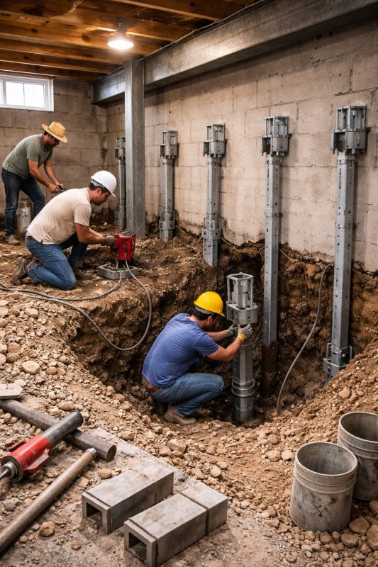Structural Underpinning in Bulverde, TX